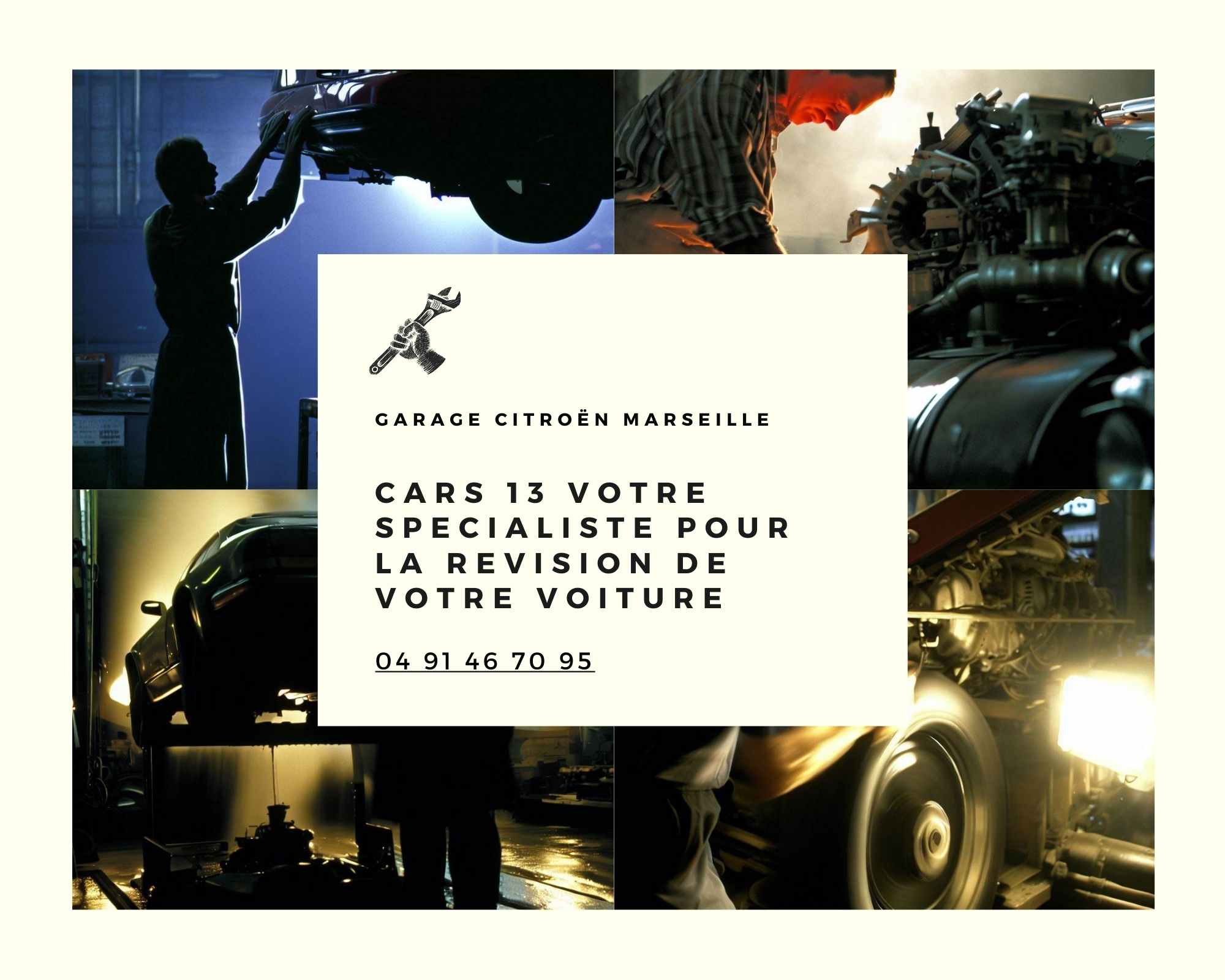 Entretien voiture à Marseille dans l’atelier professionnel du garage Cars 13, toutes marques